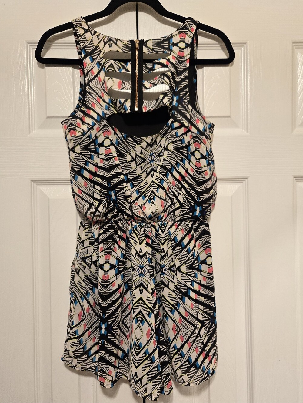 Xhilaration Aztec Print Tank Romper Small - Picture 2 of 6